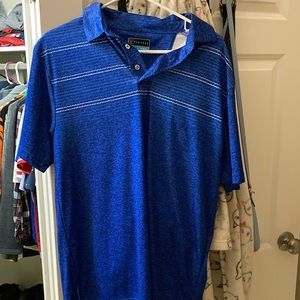 Blue Medium PGA Tour Golf Polo